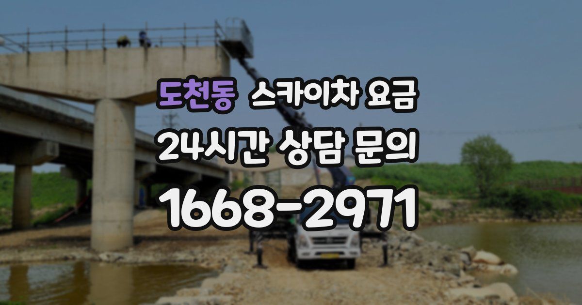 도천동 스카이차 요금