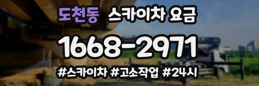 도천동 스카이차 요금