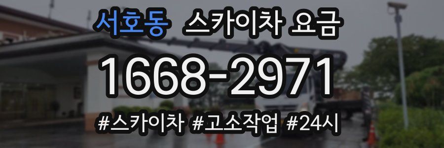 서호동 스카이차 요금