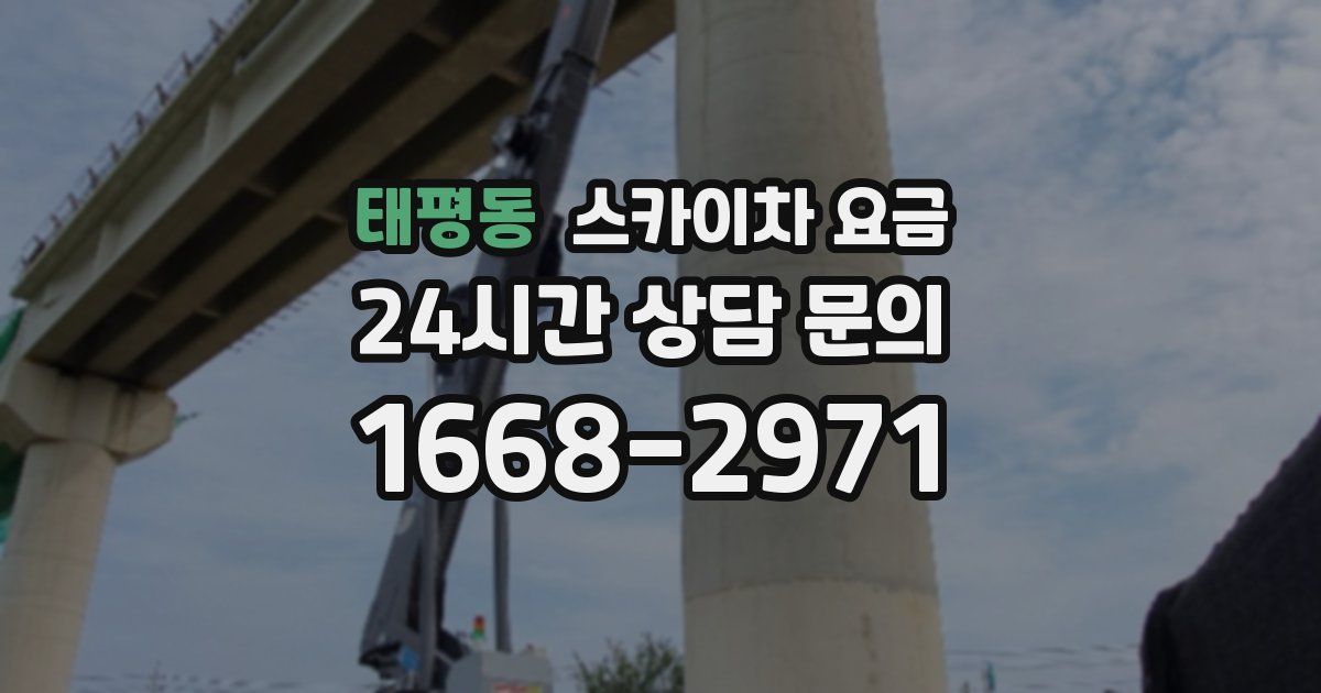 태평동 스카이차 요금