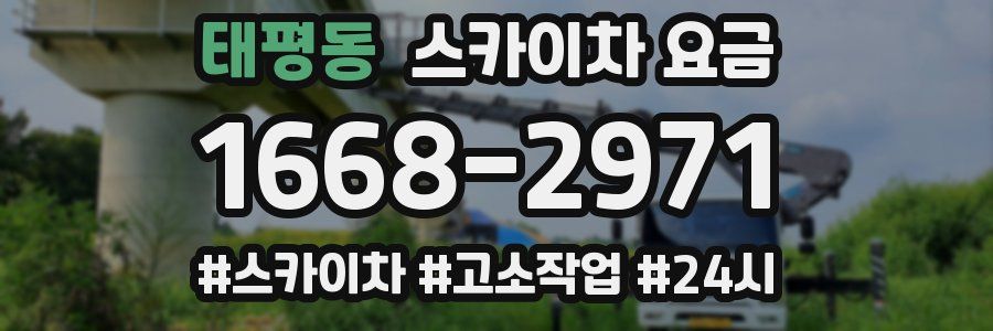 태평동 스카이차 요금