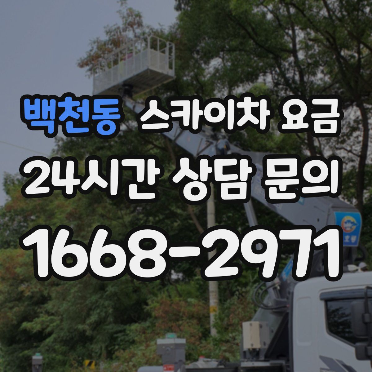백천동 스카이차 요금