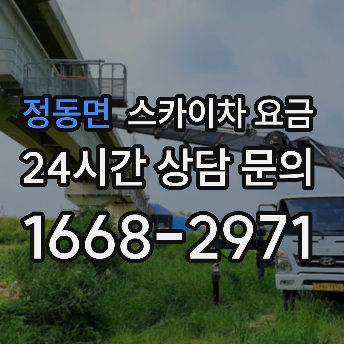 정동면 스카이차 요금
