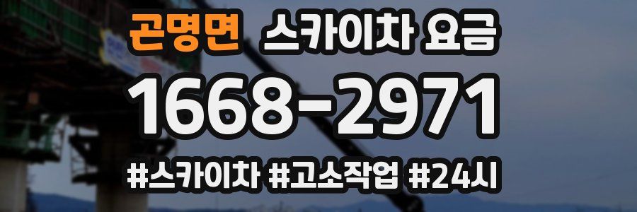 곤명면 스카이차 요금