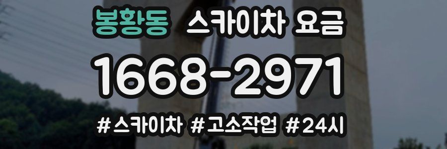 봉황동 스카이차 요금