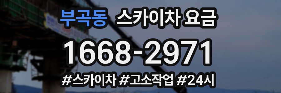 부곡동 스카이차 요금