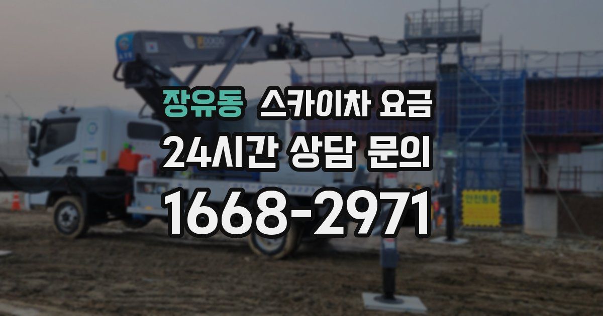 장유동 스카이차 요금