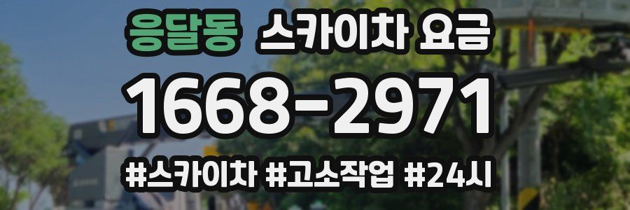 응달동 스카이차 요금