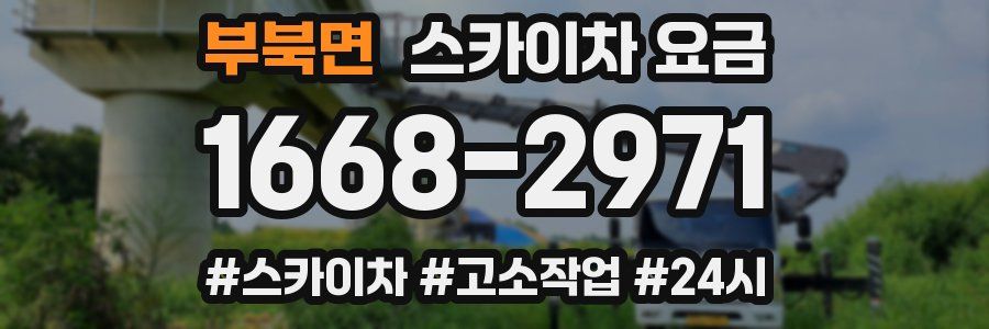 부북면 스카이차 요금