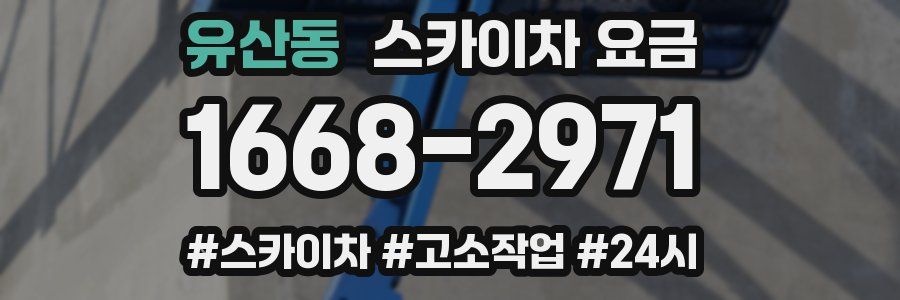유산동 스카이차 요금
