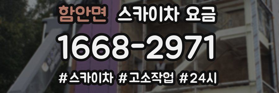 함안면 스카이차 요금
