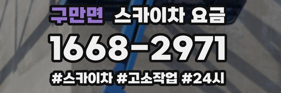 구만면 스카이차 요금