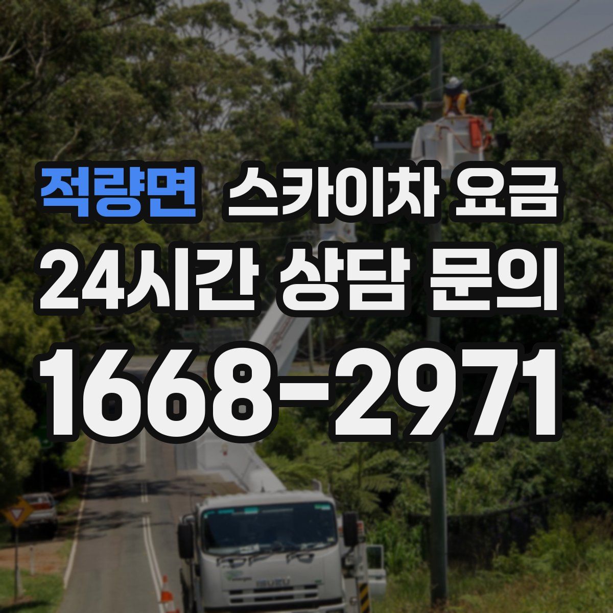 적량면 스카이차 요금