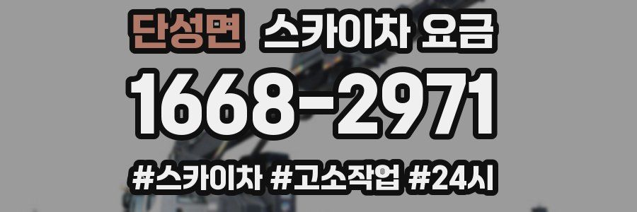 단성면 스카이차 요금