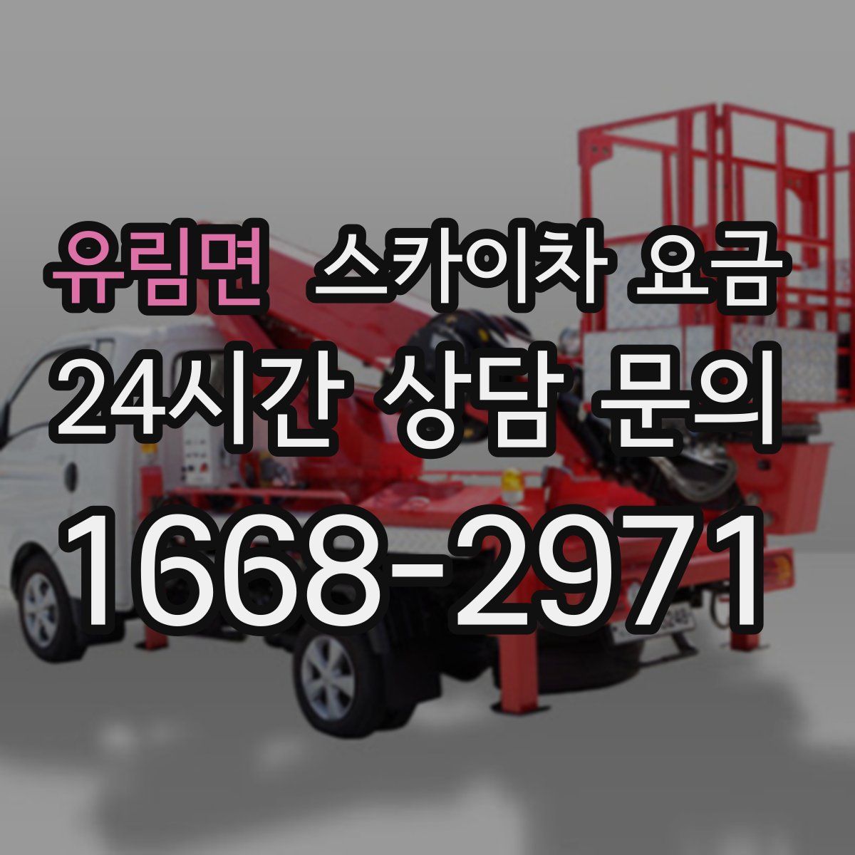 유림면 스카이차 요금
