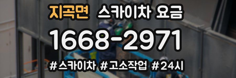 지곡면 스카이차 요금