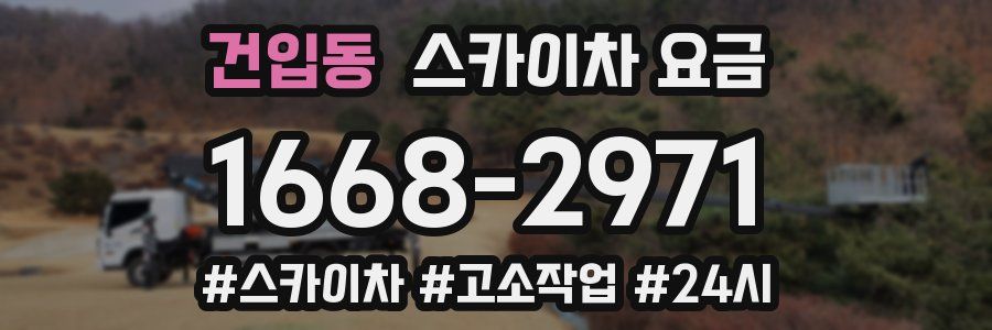건입동 스카이차 요금
