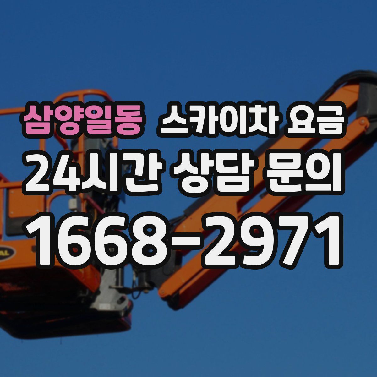 삼양일동 스카이차 요금