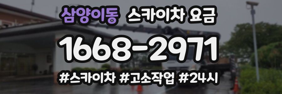삼양이동 스카이차 요금