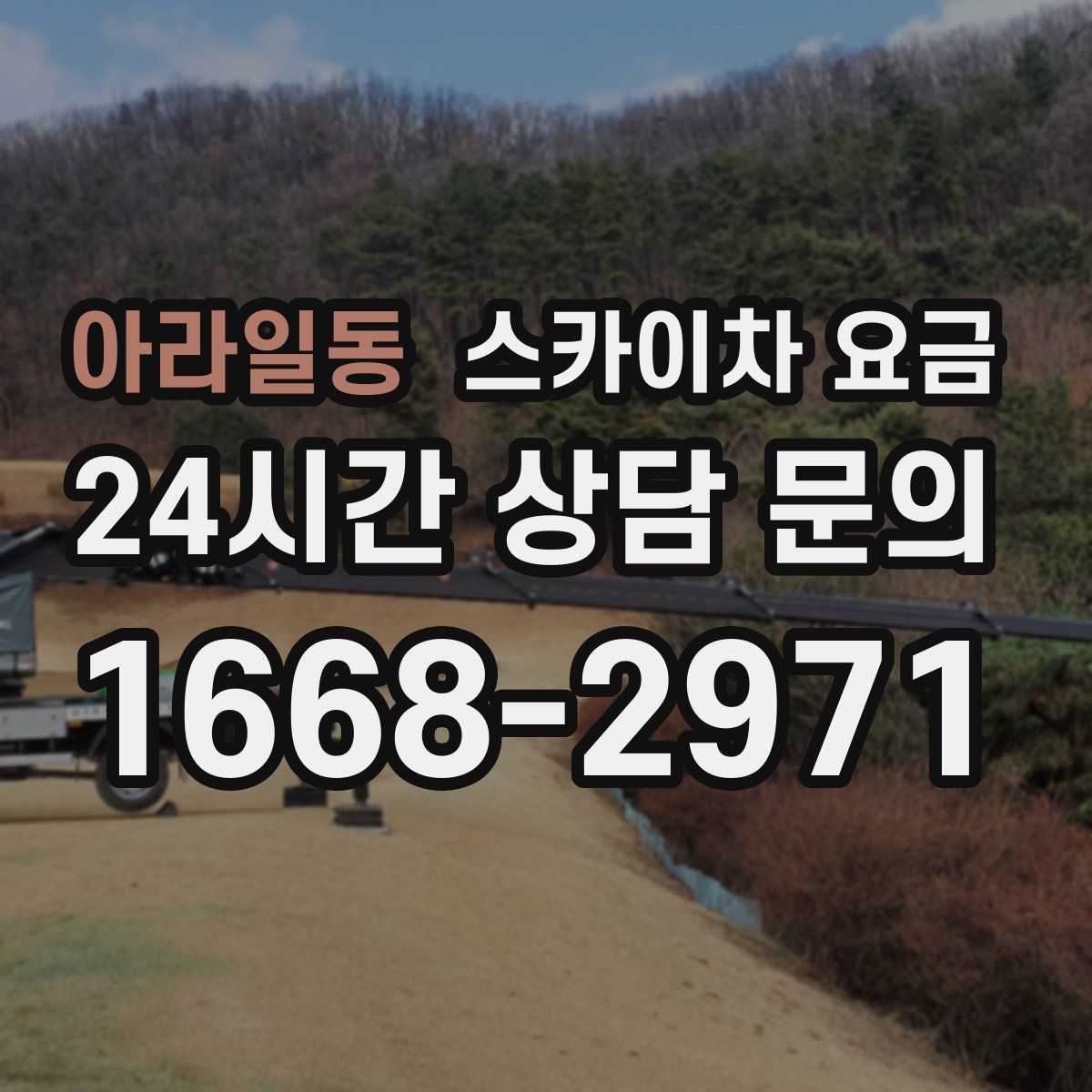 아라일동 스카이차 요금