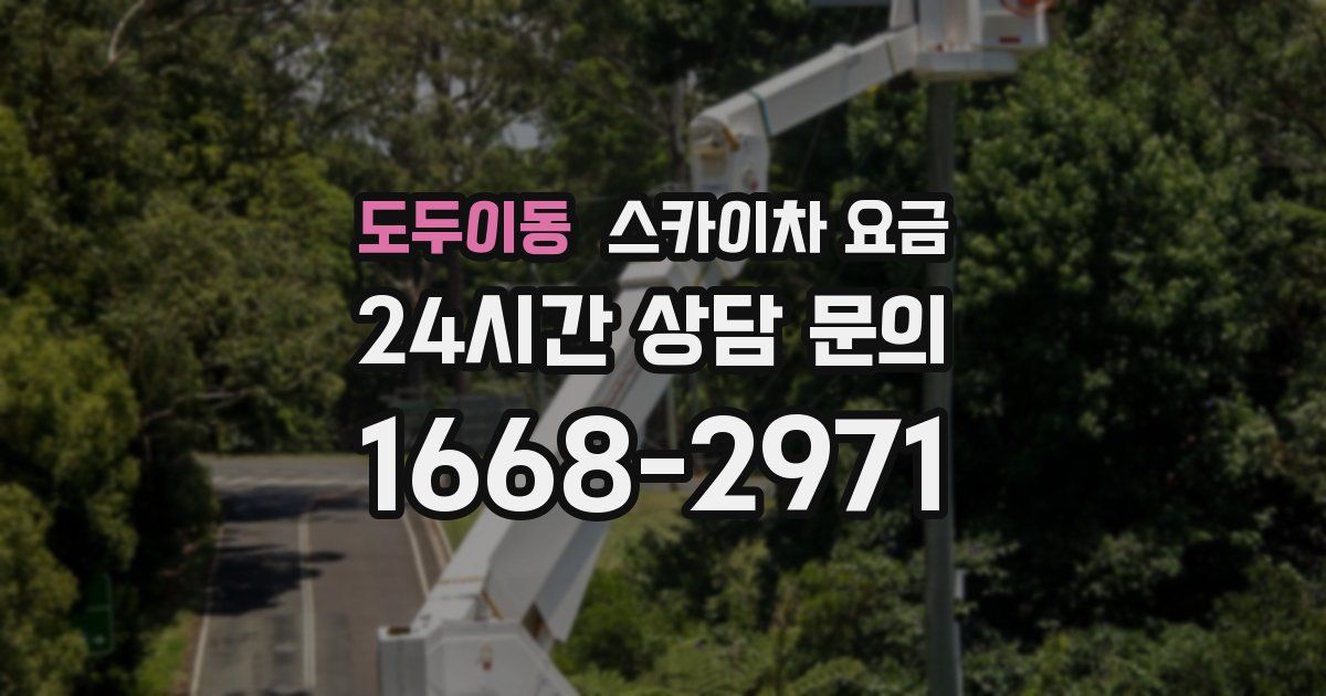 도두이동 스카이차 요금