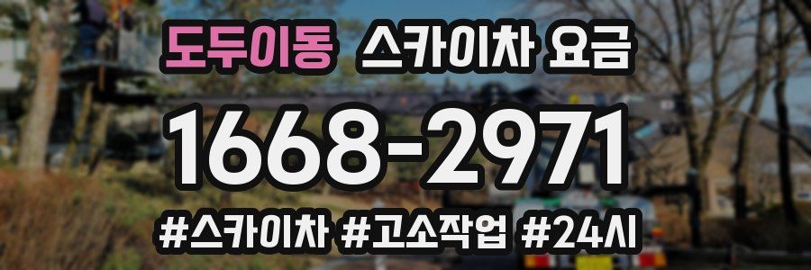 도두이동 스카이차 요금