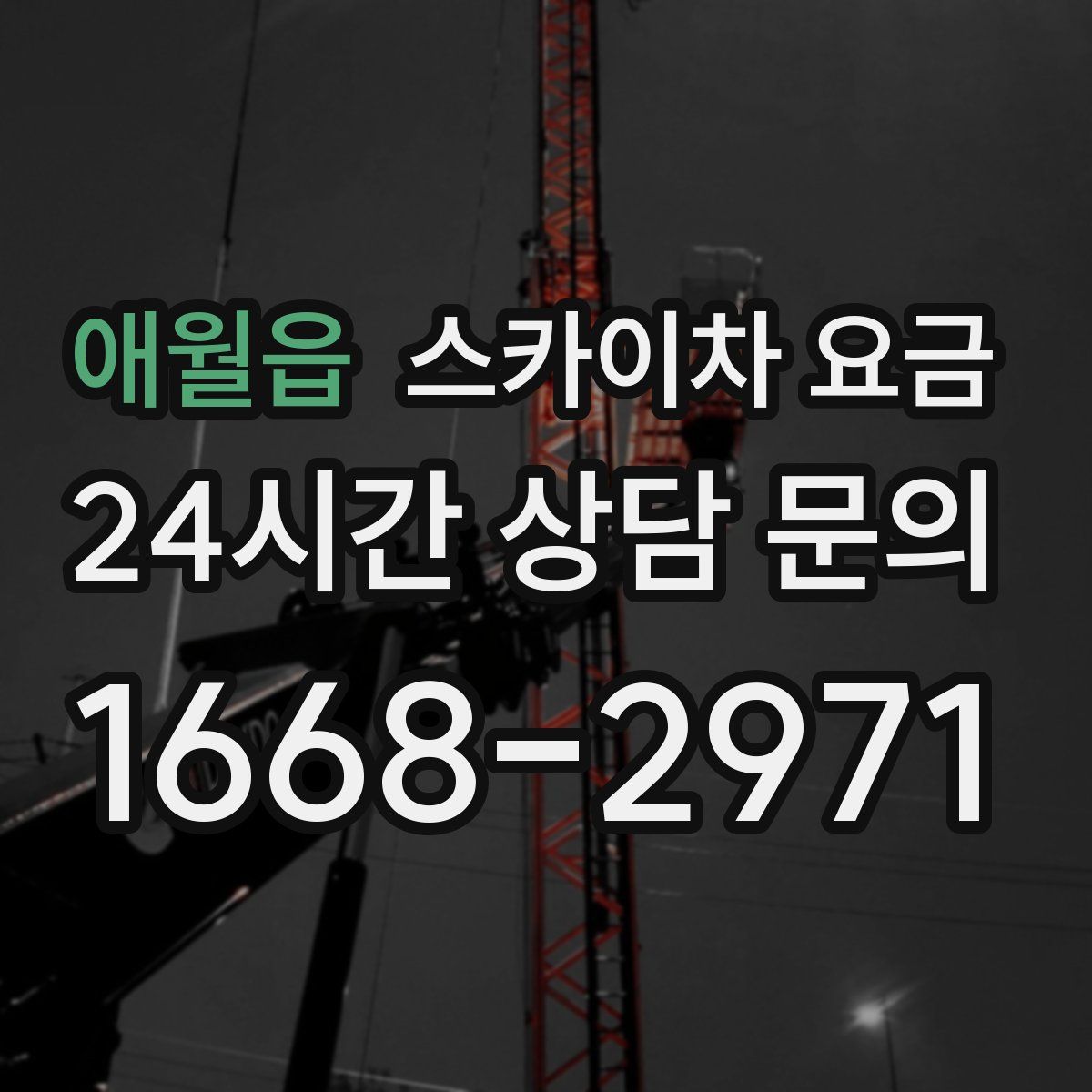 애월읍 스카이차 요금