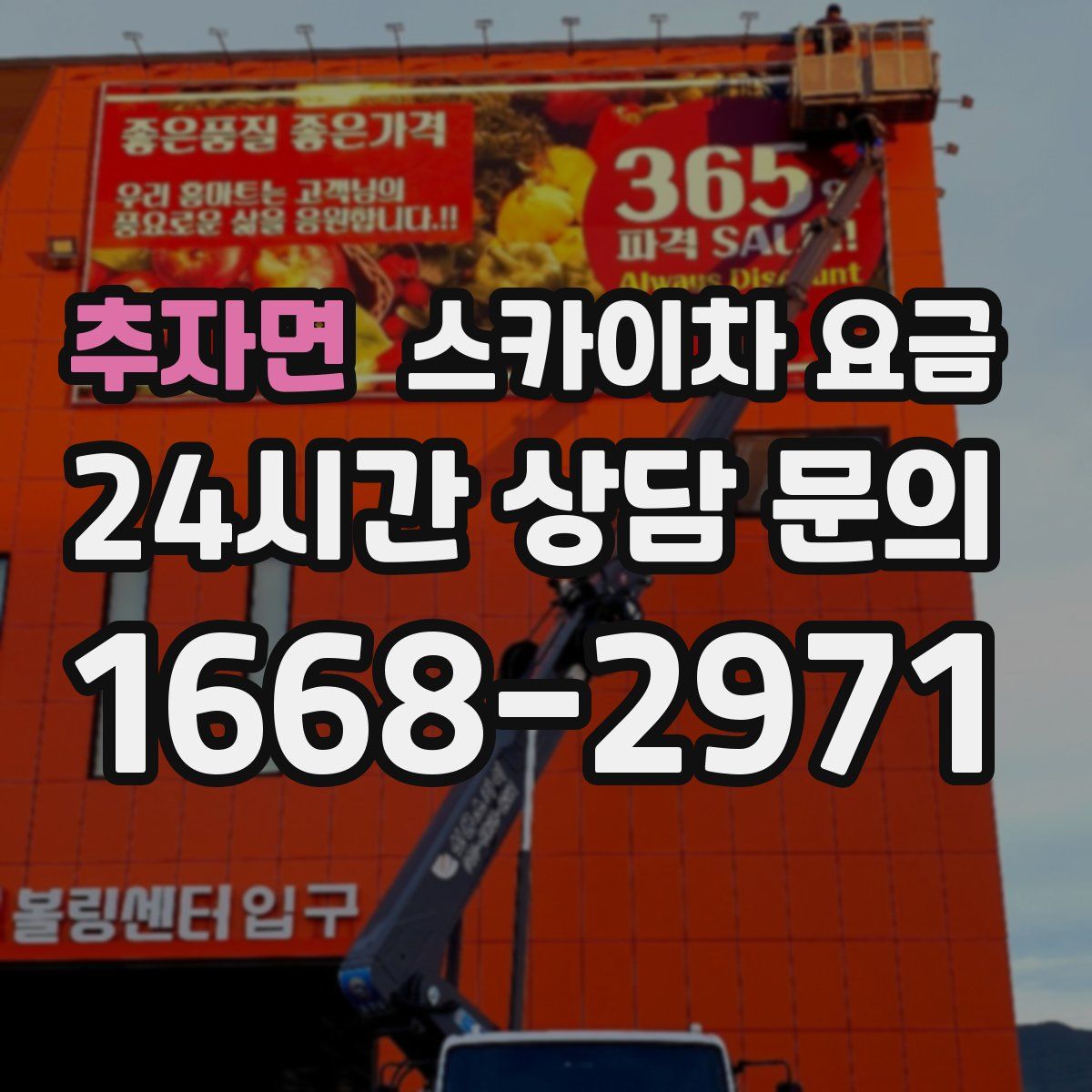 추자면 스카이차 요금