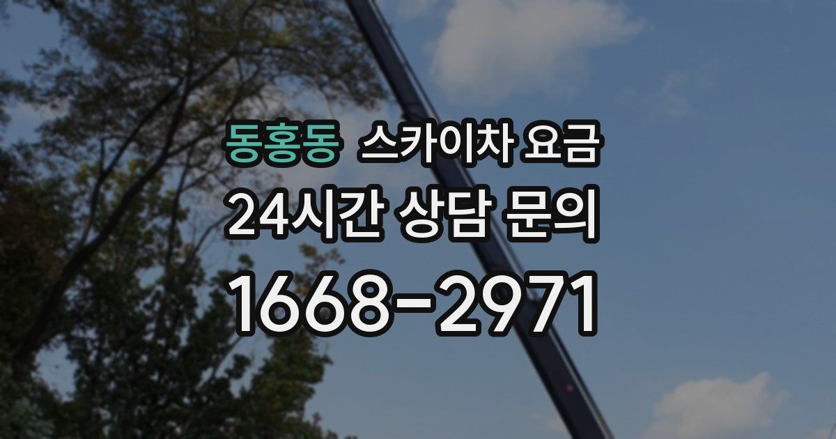 동홍동 스카이차 요금