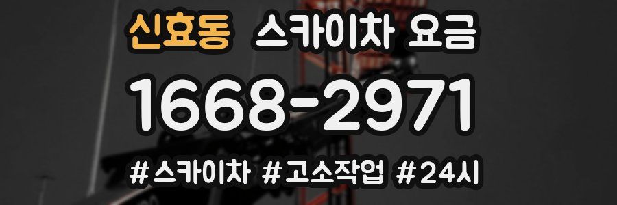 신효동 스카이차 요금