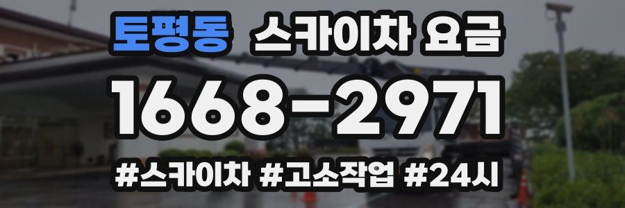 토평동 스카이차 요금