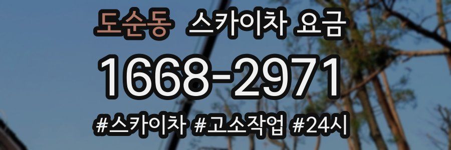 도순동 스카이차 요금