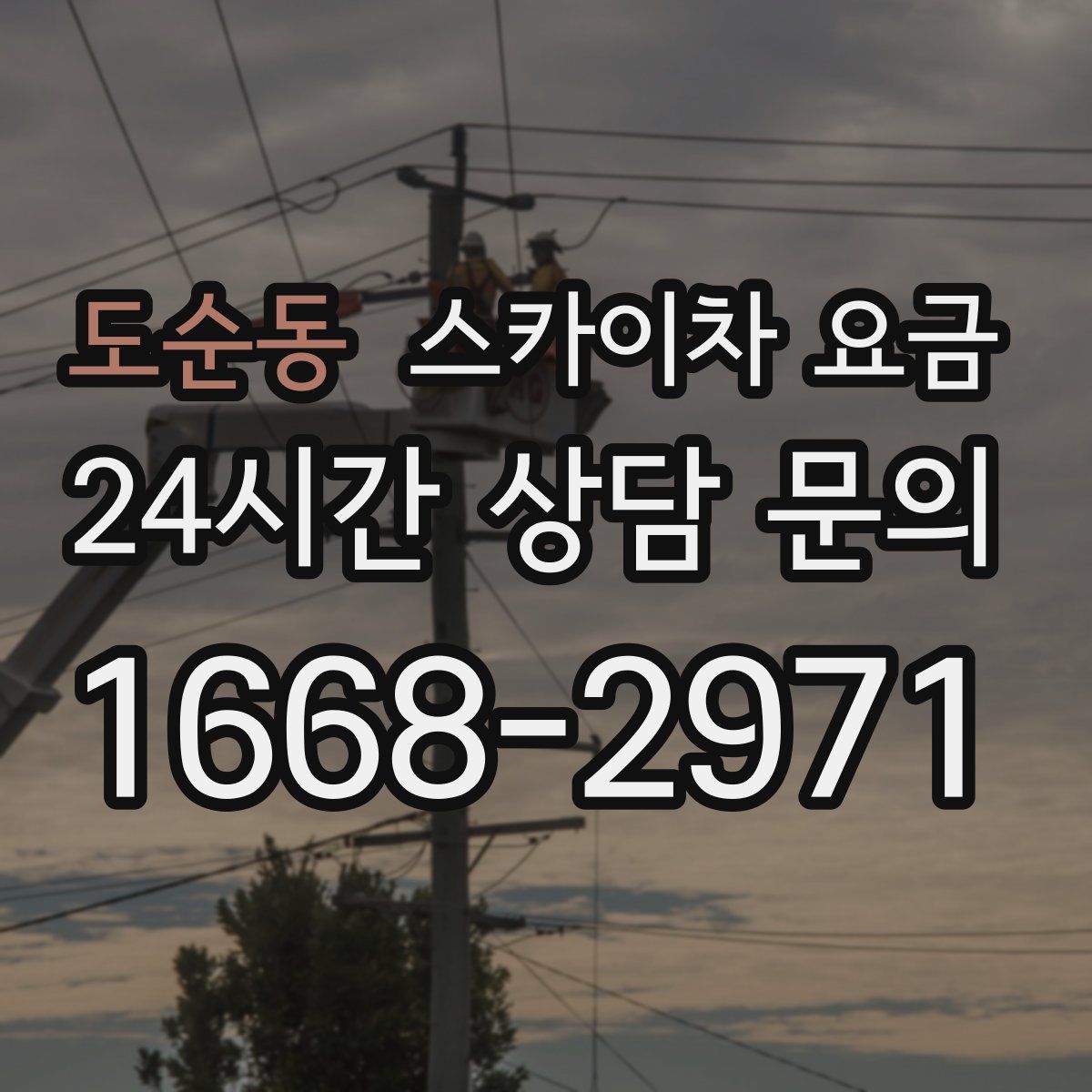 도순동 스카이차 요금