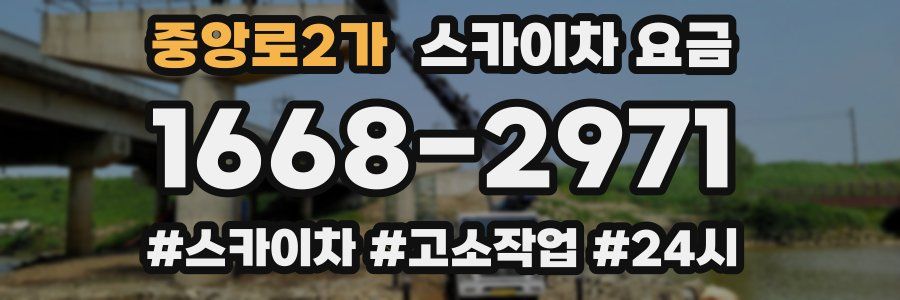 중앙로2가 스카이차 요금