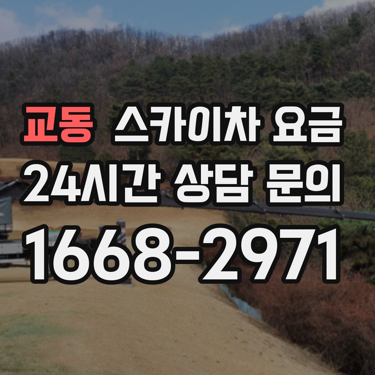 교동 스카이차 요금