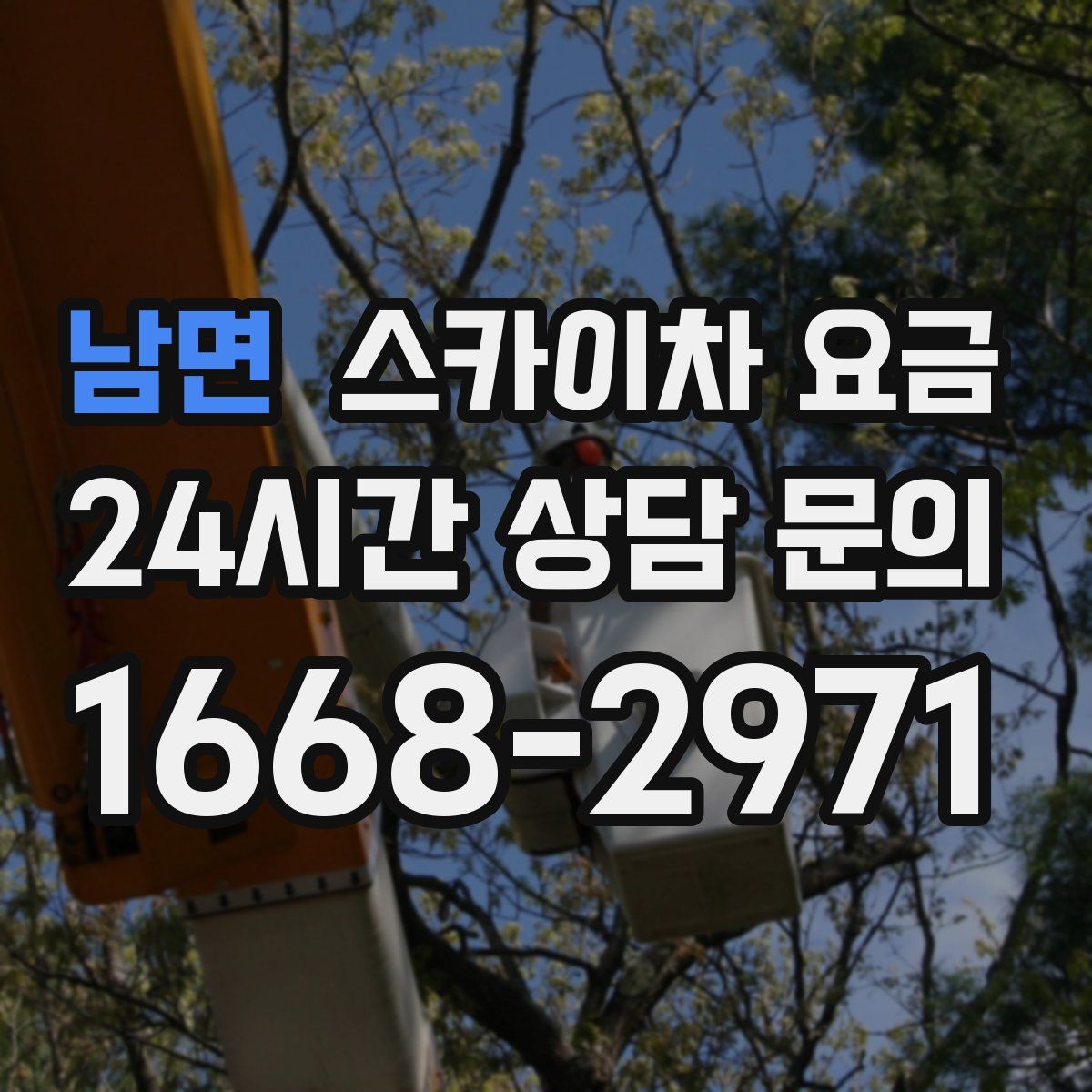 남면 스카이차 요금
