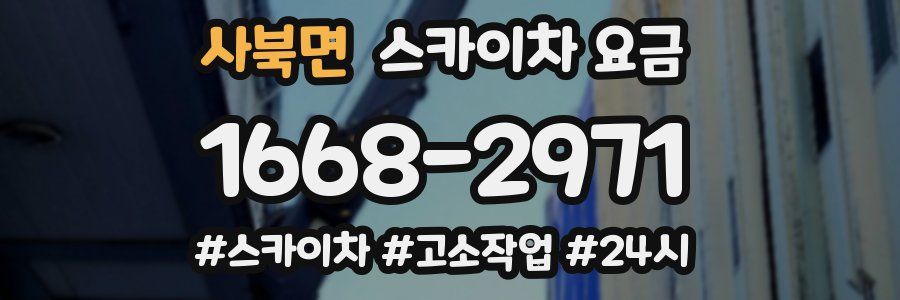 사북면 스카이차 요금
