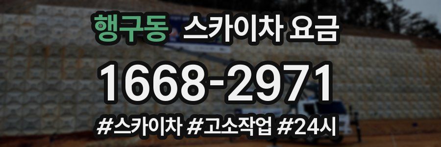 행구동 스카이차 요금