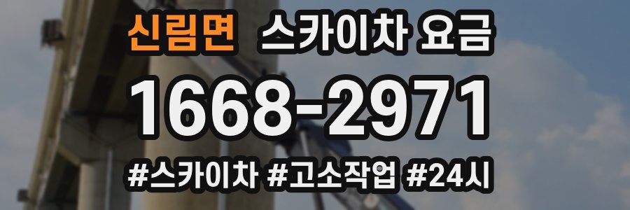 신림면 스카이차 요금