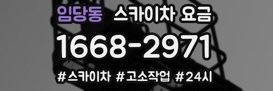 임당동 스카이차 요금