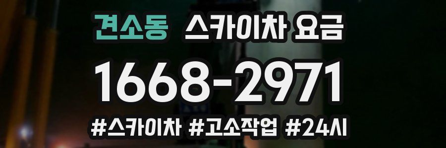 견소동 스카이차 요금