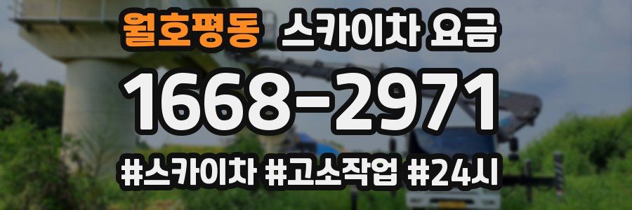 월호평동 스카이차 요금