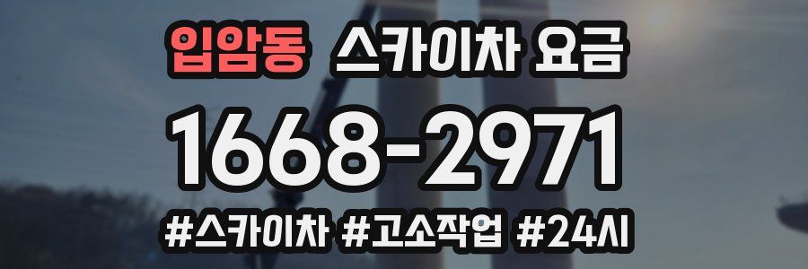 입암동 스카이차 요금