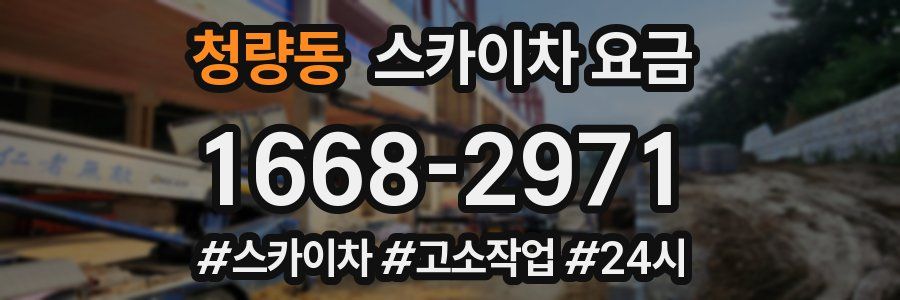 청량동 스카이차 요금