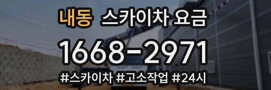 내동 스카이차 요금