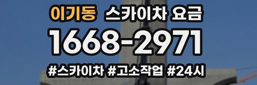 이기동 스카이차 요금