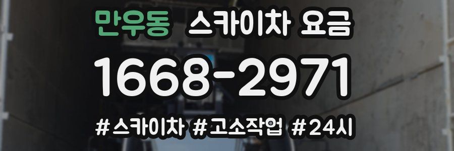 만우동 스카이차 요금