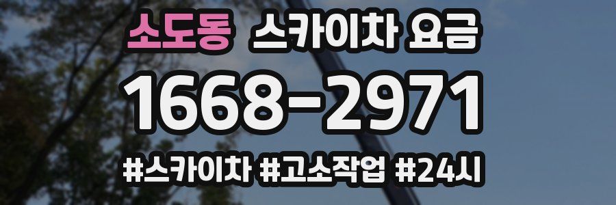 소도동 스카이차 요금
