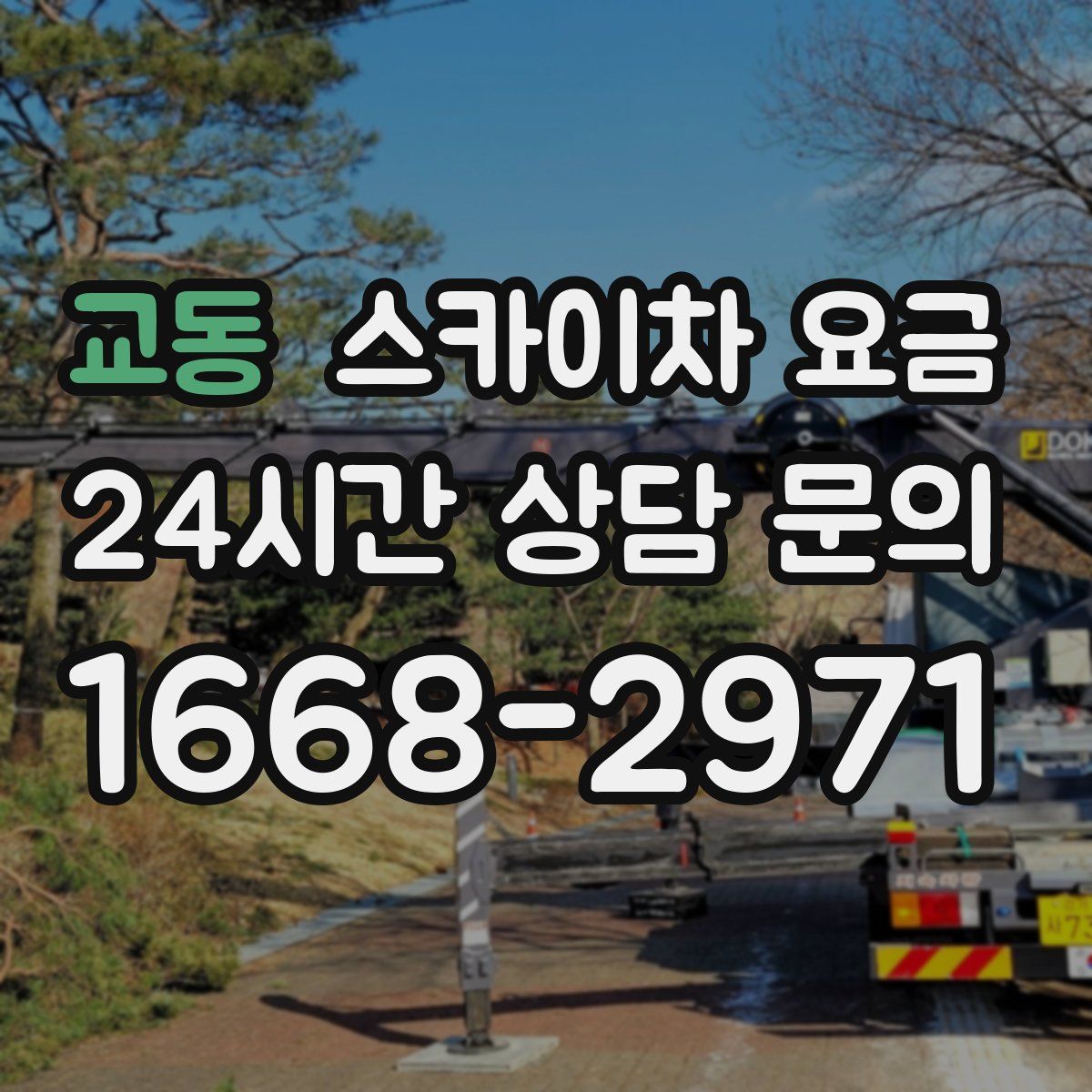 교동 스카이차 요금