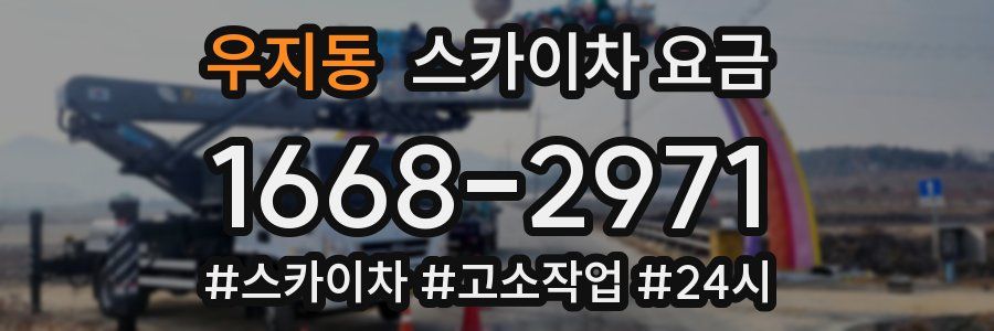 우지동 스카이차 요금